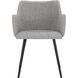 Griffin November Grey / Bravo Cognac Dining Armchair
